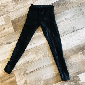 Black Foil leggings